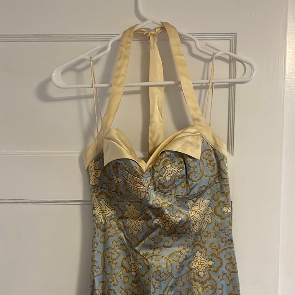 Vintage 60s-style halter dress